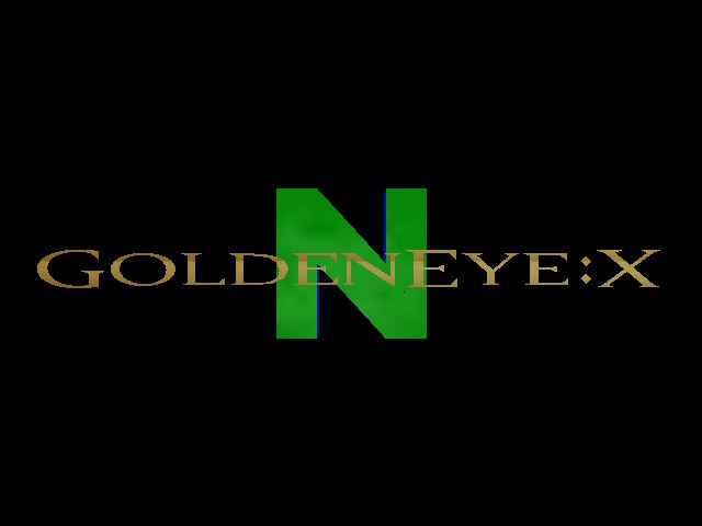 GoldenEye - X Title Screen